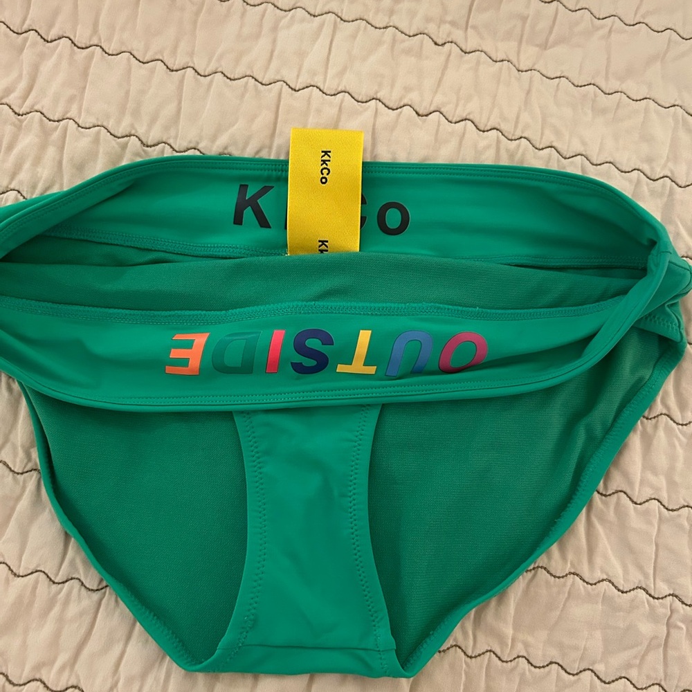Urban Outfitters KKCo Green bikini bottoms